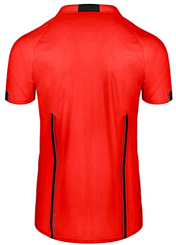 image for Yuar butee Men's Official Pro-Style Zip Neck Adult Referee Jersey Offi