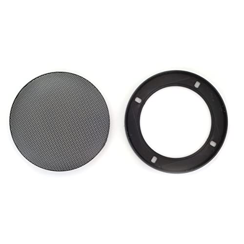 Sound way 2x professional 3.5" inch / 8.7 cm speaker grill steel cover mesh pair - Image 2