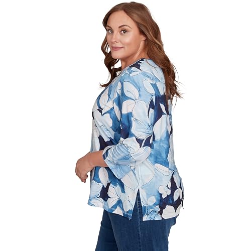 Monotone Floral Embellished Top4