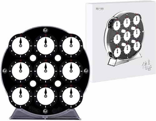 QY chuanshi ，Magnetic Magic Clock ，Speed Clock Puzzle，3D Puzzle Toy. -  YILUYUANLANOPR, DTJ86DJ