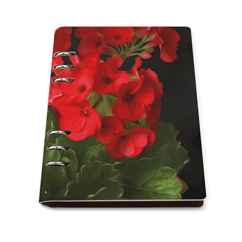 Cuaderno A5 de 6 anillas duradero para diarios y organización