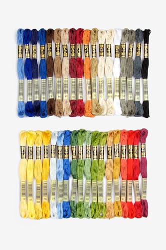 DMC 117F25HDC Embroidery Floss Pack 8.7yd, Home Decor 36/Pkg