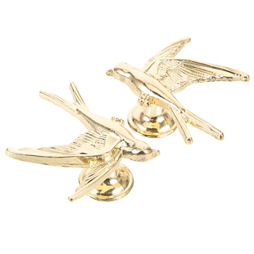 Mikikit 2 Piezas Pompos Decorativos de Pájaro para Gabinetes Manijas de Tiradores Elegantes para Muebles de Cocina y Salón Accesorios con Detalles Intrincados Transformación de Muebles