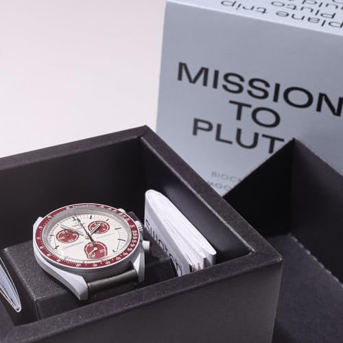 OMEGA × SWATCH pluto ギフト 腕時計 オメガ スウォッチ コラボ 正規品 箱 ショッパー付き Speedmaster モデル ミッション 防水 ミッション 商品画像5