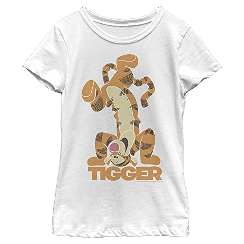 T-shirt Disney Winnie l'Ourson Tigrou blanc XL pour fille en coton confortable