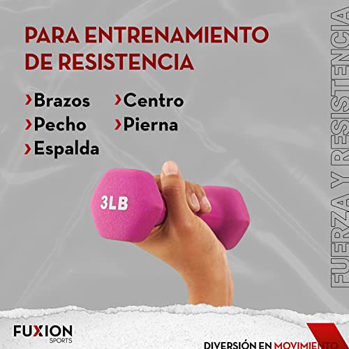 Set of 2 each 3 lb Pink Neoprene Coated Dumbbells Pair Hand Weights All-Purpose, Home Gym, Exercise 6 LB total neoprene set - Image 4