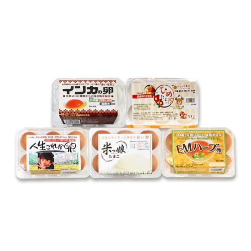イヨエッグ はじめての卵 食べ比べセット 6個×5種類(内割れ保証5個、各種1個づつ)