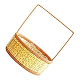 Snackaufbewahrungskorb aus Kunststoff Multifunktionale Rattan Imitation für Süßigkeiten und Snacks Dekorativer für Zuhause und