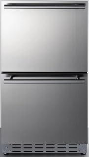 Summit 18” Two Drawer Refrigerator, 3.4 cu.ft. Capacity, ADA Compliant, Stainless Steel, Panel Ready Capable*- ADRD18 (*Panels not included)