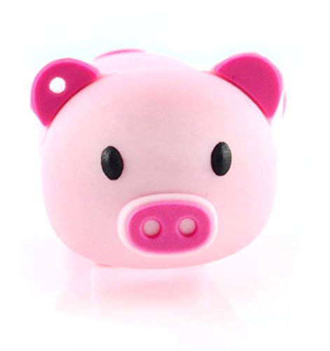 Novelty Pink Piggy Shape Design 32Gb Usb 2.0 Flash Drive Cute Memory Stick Thumb Drive Data Storage Pendrive Cartoon Jump Drive Gift #TOP4