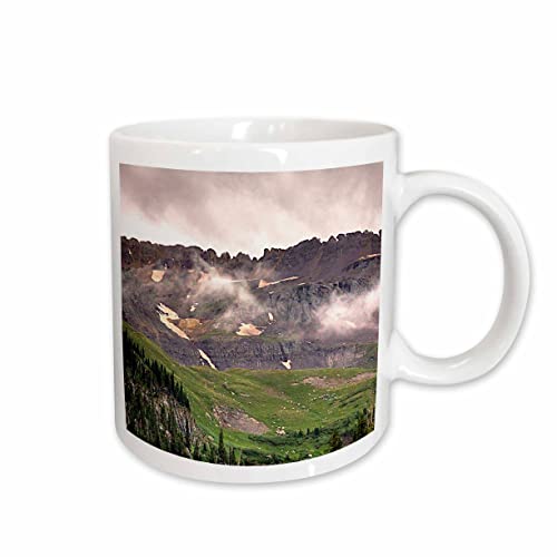 3dRose Low Clouds & Mountain Photo 15oz Mug