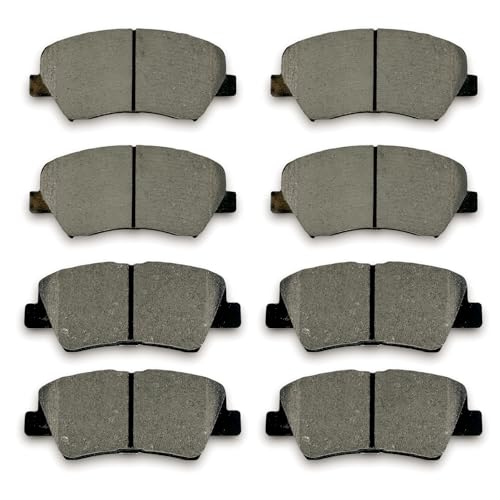 evkingauto Ceramic Brake Pads Set Compatible with 2011-2016 Hyundai Elantra,2013 ...