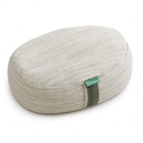 Avocado Organic Yoga Meditation Pillow GOTS Certified Organic Cotton Cover Natural Buckwheat Fill