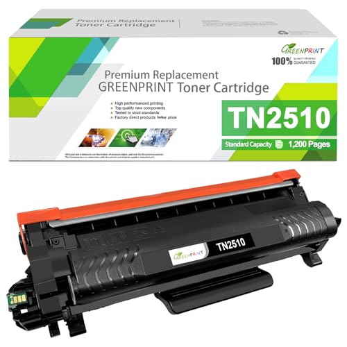 Toner laser TN2510 noir compatible Brother MFC-L2860DWE imprimante HL-L2445DW
