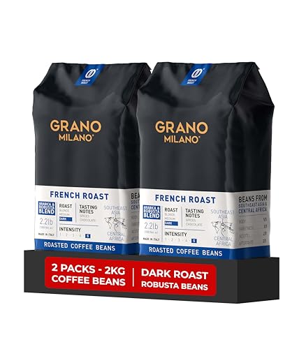Grano Milano French Roast Coffee Beans 2kg