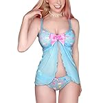 LittleForBig Prenda de Dormir Mujer Picardías Camisón Lencería – Usagi Moon