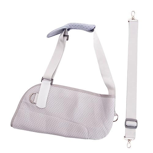 minkissy Djustable Forearm Support Brace Breathable Fracture Fixation Belt for Shoulder Arm Sling for Elbow Support Grey Size l