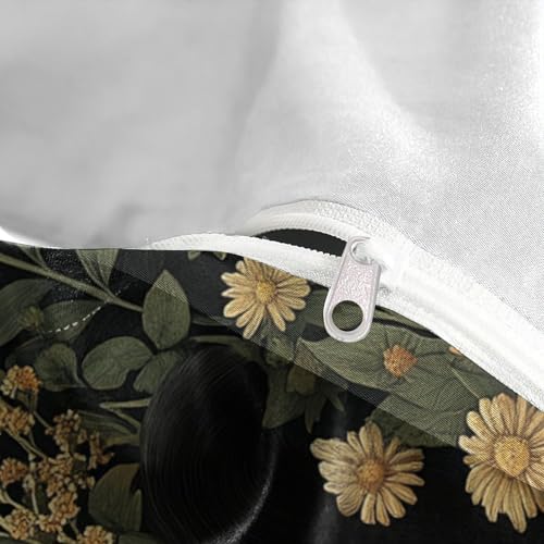 Housse de couette chat noir 135x200 microfibre 3 pcs - 8