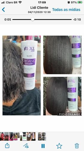 Progressiva Organica 100% Liso, Soul Care Profissional 300ml
