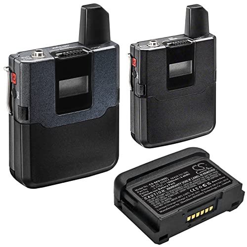 Replacement Battery for Sennheiser SK D1 AVX Bodypack Transmitter Evolution Wireless D1 SK bodypack SpeechLine Digital Wireless SL Bodypack DW Part NO BA 30 56429 701 095 (1800mAh/3.7V) miniatura 4
