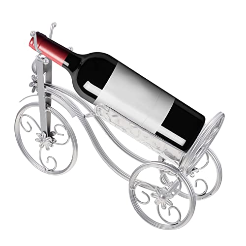 Casier à vin forme de vélo pour éviter les bouteilles instables - 6