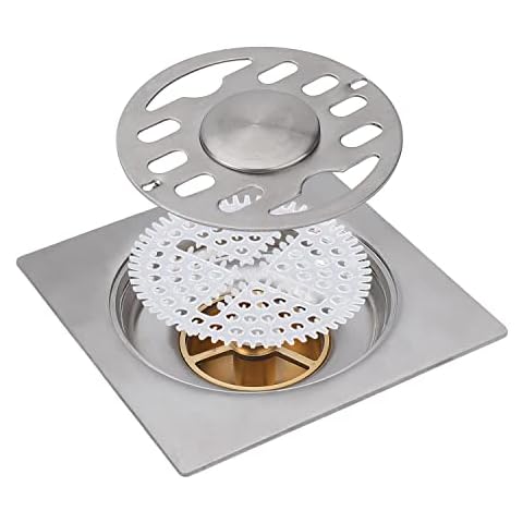 30 Packs Disposable Drain Hair Catcher,Shower Drain Cover Hair Catcher with Clip, Easy to Install and Clean Suit,Great for Bathroom,Kitchen Sink Basin (30 Pcs Hair Catcher) Cover