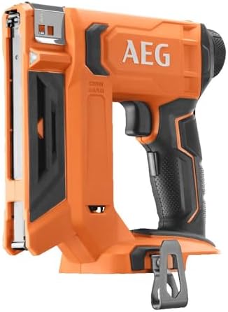 AEG - Agrafeuse 18V, agrafes (dos) 10 mm, agrafes (hauteur) 6,4 à...