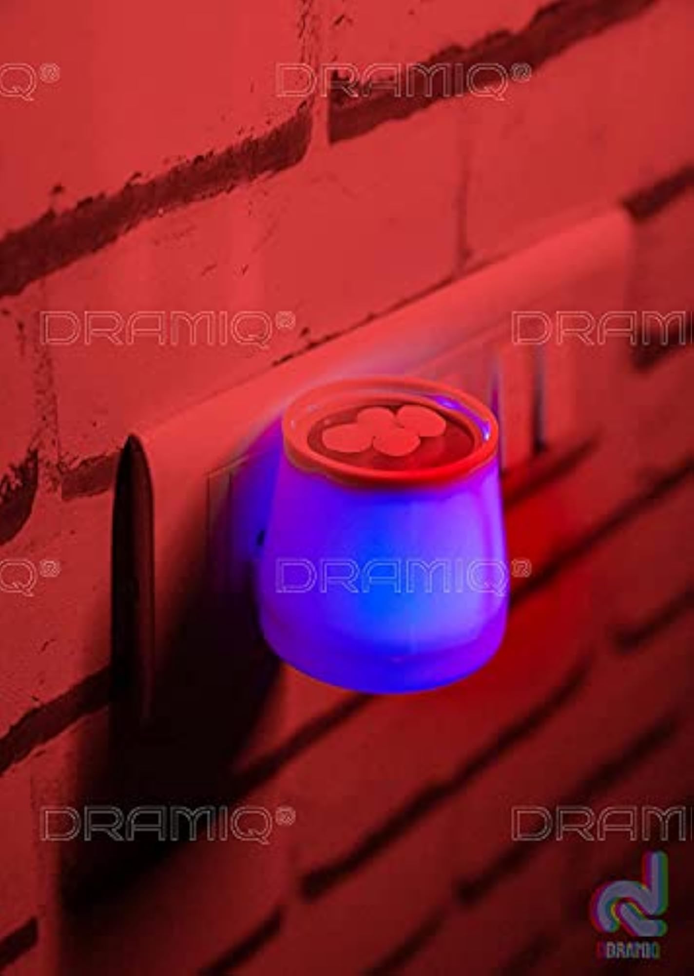 Beautiful Plastic Aroma Diffuser Kapoor Dani with Night Lamp, Blue LED