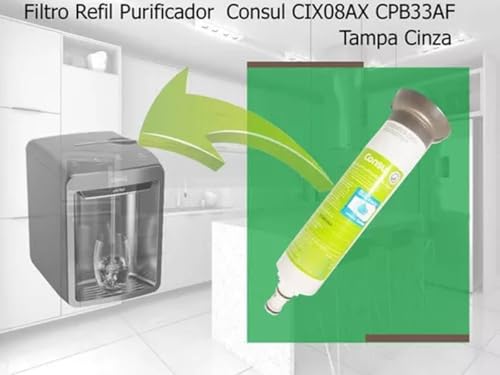 Filtro Refil Purificador Consul Cix08ax Cpb33af W11509387