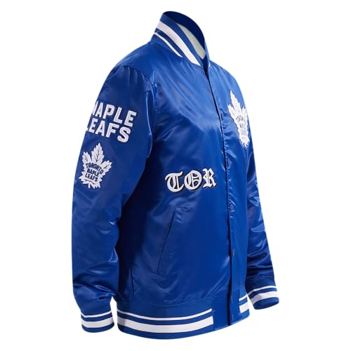 Image of Pro Standard Mens NHL Old English Satin Jacket