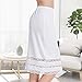 MANCYFIT Half Slips for Women Underskirt Dress Extender Lace Trim Knee Length Midi Skirt 19-26