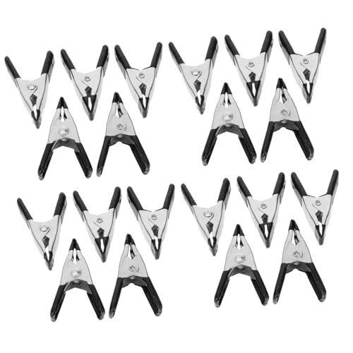 ARTIBETTER 20pcs Spring Clamp Assortment Heavy Duty Backdrop Clamps for Photography