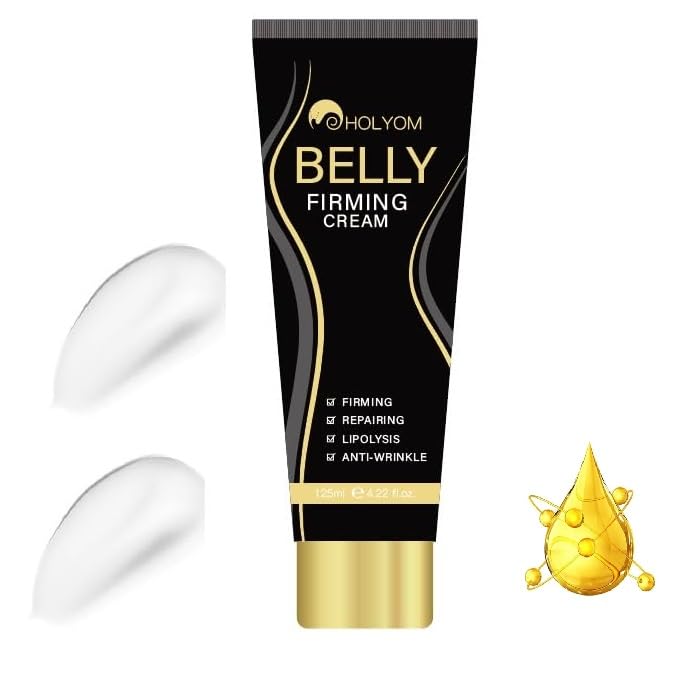 B Flat Belly Firming Cream - Premium Skin Tightening Cream for Stomach,Thighs & Butt, Skin Smoothing Moisturizer for Women and men, 4.22 fl oz