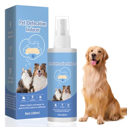 iALTERLL Potty Training Spray for Dogs Dog Potty Training Spray Go Here Dog Potty Training Spray Address Canine Inappropriate Elimination Habits for Indoor & Outdoor Environments (Smoke Blue)