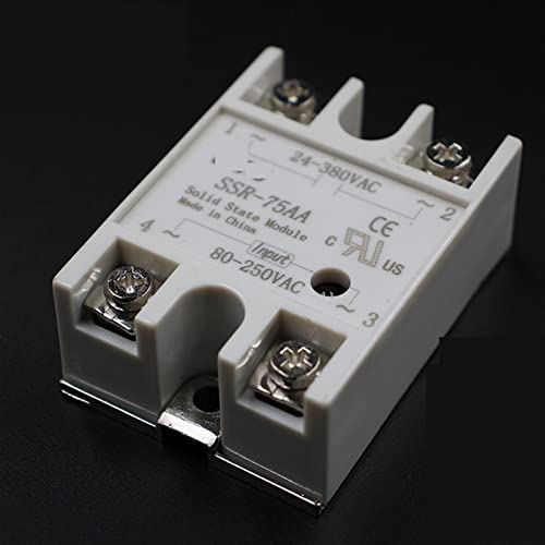Relé de estado sólido SSR-75AA para automatización de maquinaria y control de potencia AC