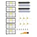 Produktbild Roomba Ersatzkit Bürsten Filter Zubehör Set Staubsauger Ersatzteile for iRobot Roomba 800 805 850 860 865 866 870 871 880 886 890 891 895 896 900 960 965 966 980 (17-teiliges Set)
