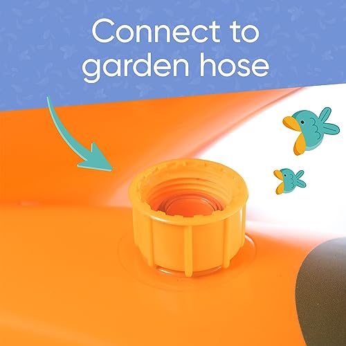 image for Hearthsong 7-Foot Mister Monster Inflatable Water Sprinkler, 7¾’L x