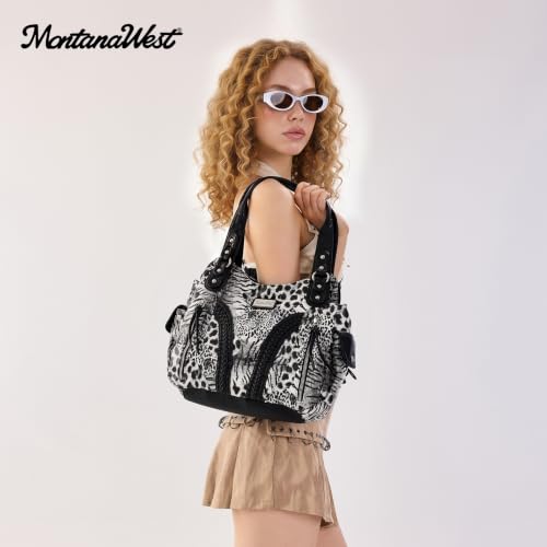 Image of Montana West Hobo Bag Soft Handbag with Crossbody Strap | Everyday Use Purses for Women, Large Capacity Handbag, Casual Hobo Bag