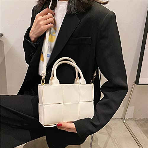 Shoulder Bags Small PU Leather Crossbody Bags for Women Summer Shoulder Handbags and Purses(White)3