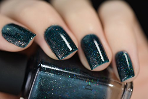 Image of ILNP Mountain View - Forest Green Holographic Nail Polish