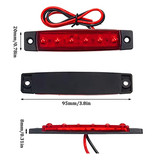 8 Pieces Marine Boat Lights 12V Led Interior Lights For Boat Deck Waterproof Boat Navigation Lights For Boat Lights Bow And Stern, Kayak Lights (Red, Blue, Green, White) #TOP1