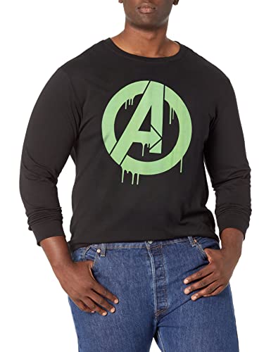 T-Shirt Marvel Avengers Homme Tall Noir Idéal pour les Sorties Décontractées