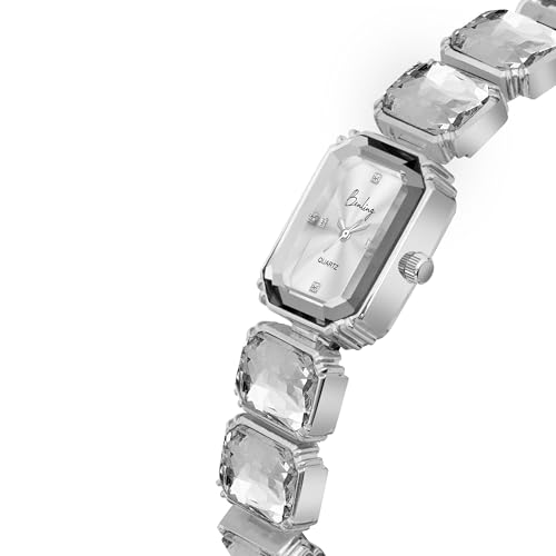 Image of Benling Women's Octagon Cut Bracelet Quartz Watch | Gold-Tone Stainless Steel Strap | Scratch-Resistant Glass | 30M Water Resistant | Elegant Dress Watch | Gift for Women