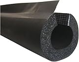 Pipe Insulation Self Seal Tube, 6 Feet Length, 7/8 Inch ID, 3/4 Inch Wall Thickness