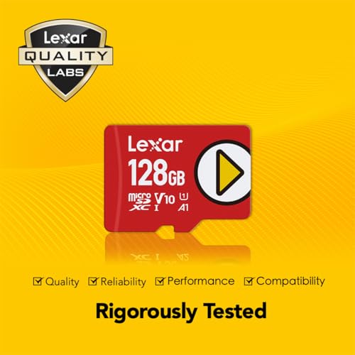 Lexar Play 128GB microSDXC UHS-I Card, Compatible with Nintendo Switch, Up to 150MB/s Read (LMSPLAY128G-BNNNU)
