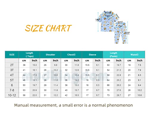 Mud Kingdom Ragazzi del Bambino Set Pigiama Estivo...