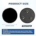 New Upgraded WB29K10001 WB29K10023 Range Medium Burner Cap Replacement for GE Gas Range/Stove/Oven/Cooktop,Shiny Black Paint Finish Not Matte,3.2 Inch Diameter(1PCS)