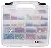 ArtBin 6962AB Quick View Deep Base Carrying Case with Removable Dividers and Tray, Portable Art & Craft Storage Box, 15