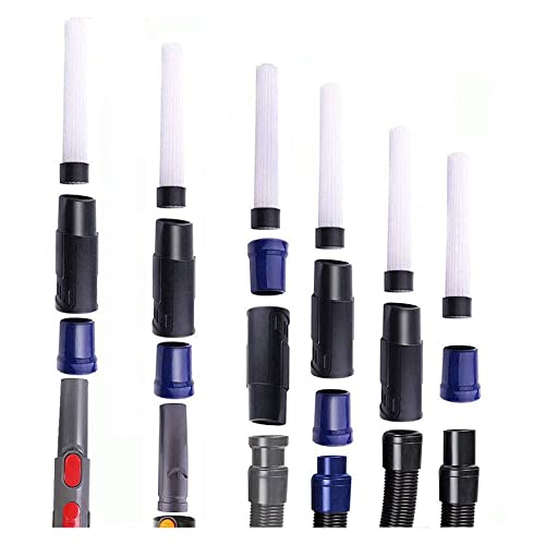 Alrens 1 1/4" Shop Vacuum Cleaner Attachments Brushes For Vac Accessories 1/4 Inch 1 3/8 Inch, Set Of 8 #TOP5