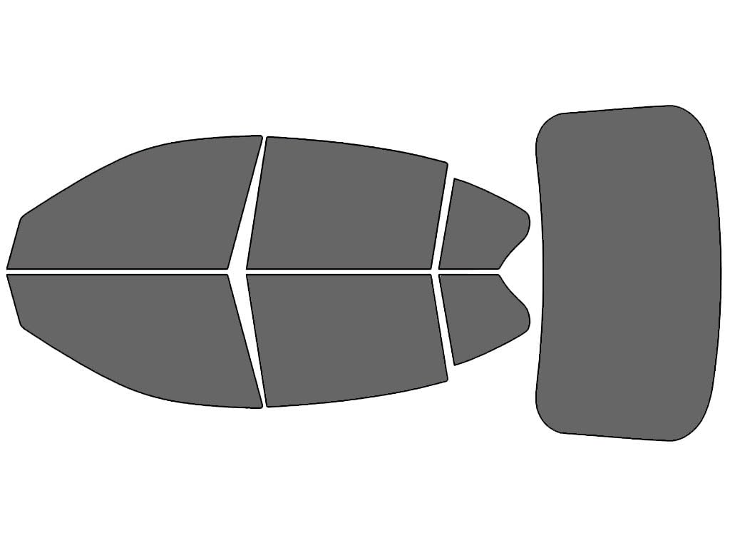 Rvinyl Window Tint Kit Compatible with Infiniti Q50 2014-2023 (Sedan) - Complete Precut Kit - 35%